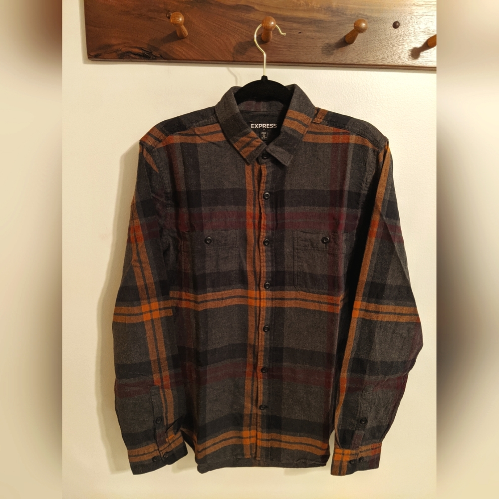 Express Flannel Button Down